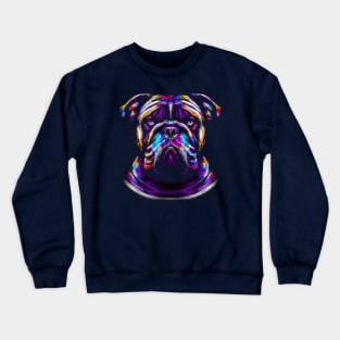 Olde English Bulldogge Ink Painting Crewneck Sweatshirt